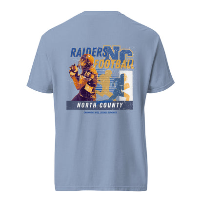NC RAIDERS - Unisex garment-dyed heavyweight t-shirt