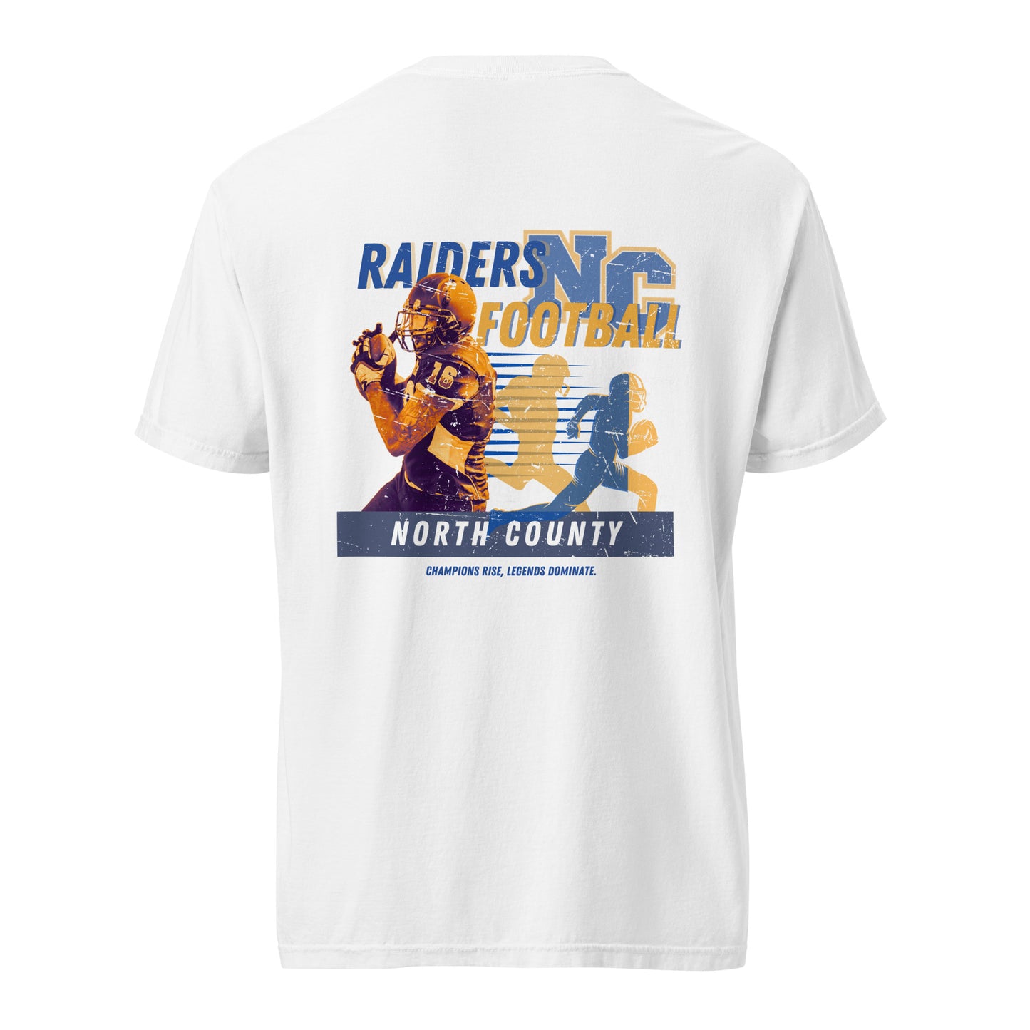 NC RAIDERS - Unisex garment-dyed heavyweight t-shirt
