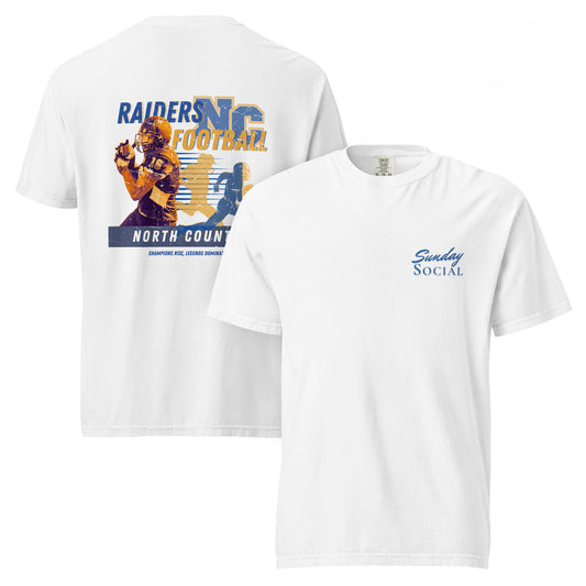 NC RAIDERS - Unisex garment-dyed heavyweight t-shirt